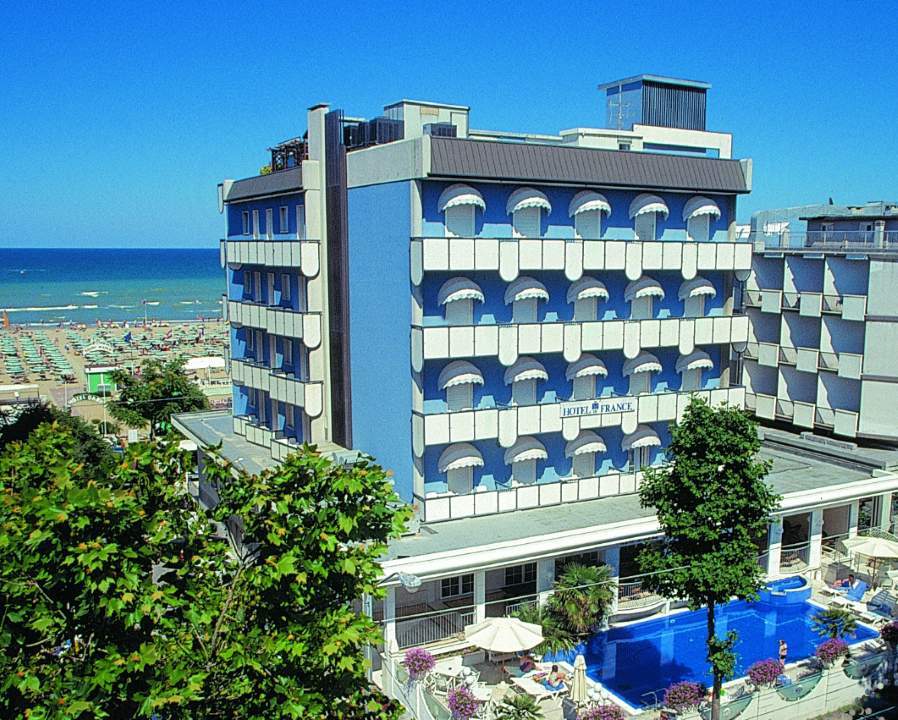 Hotel De France Rimini Exteriör bild